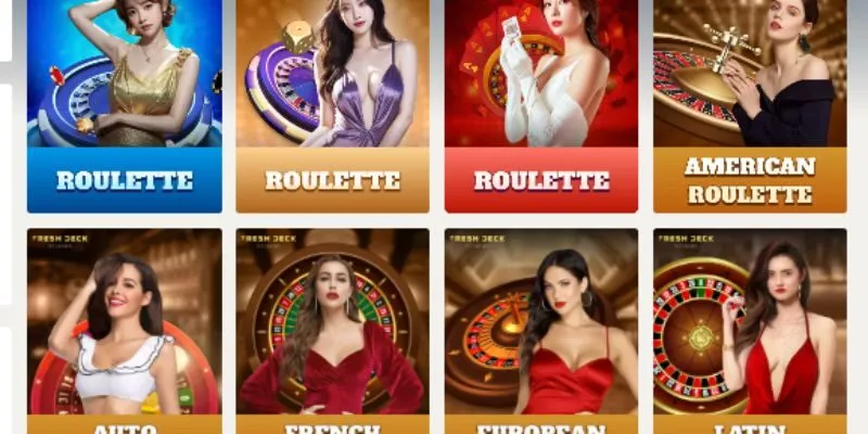 Sân chơi không thiếu các bàn cược casino trực tuyến chất lượng