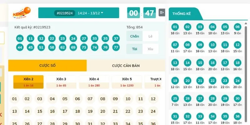 Nhiều sản phẩm xổ số tại Sin88 hoạt động 24/24